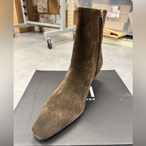 Marc Fisher Brown Suede Heeled Boots